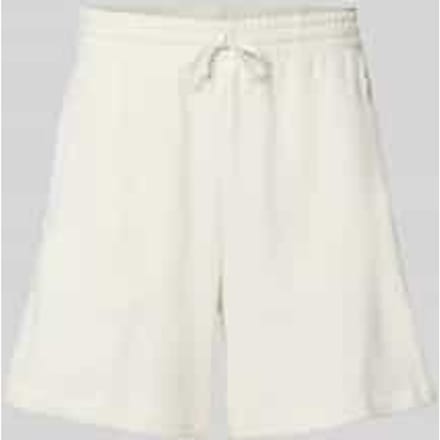 Relaxed fit sweatshorts met logobadge, model 'Sustainable'
