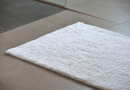 Kela Badkamer - Bath Mat Ladessa Uni (White) 80 x 50 cm