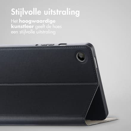 Accezz Tablet Hoes - Geschikt voor Samsung Galaxy Tab A9 8.7 inch - Classic Tablet Case - Zwart