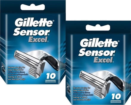 Gillette Sensor Excel Scheermesjes - 20 Stuks