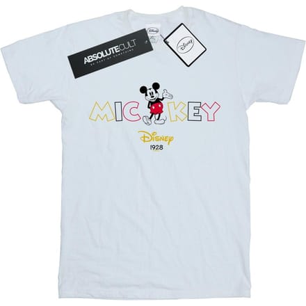 Disney Jongens Mickey Mouse 1928 T-Shirt (Wit)