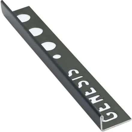 Genesis Plat Profiel - Rvs Zwart - 10x1mm 2,7m