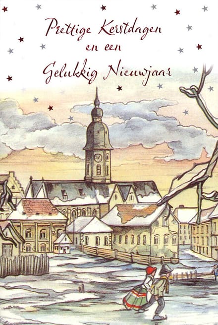 MGPcards - 6 Luxe dubbele Kerstkaarten - Foliedruk - Gekleurde envelop - 11,5 x 17 cm