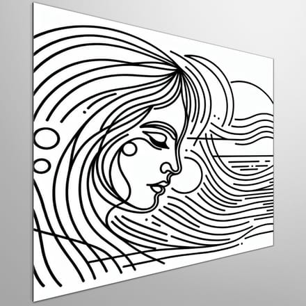 Kunstprint | Wanddecoratie | Dibond | 60 × 60 cm