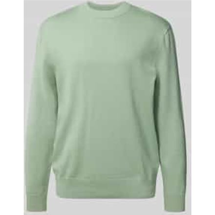 Regular fit gebreide pullover van katoen