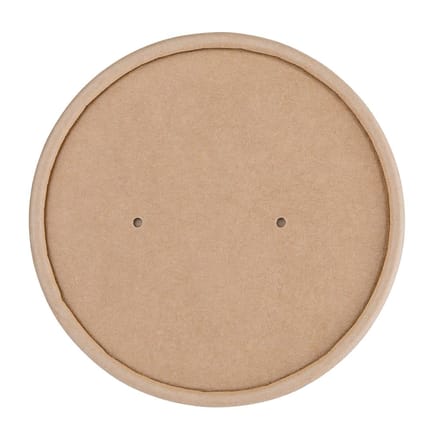 Fiesta Compostable papieren deksel voor 98(Ø)mm soepbekers (500 stuks)