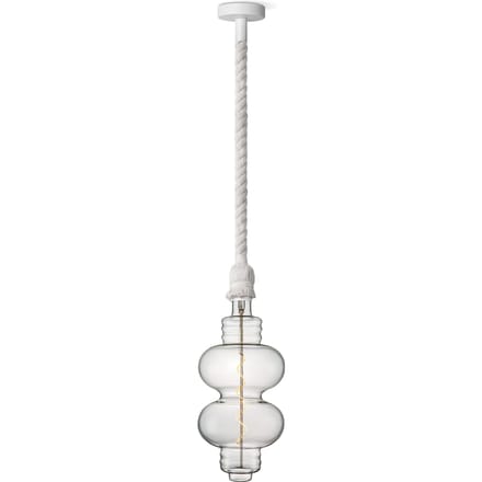 Home sweet home hanglamp Leonardo wit Diabolo - helder