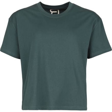 R.E.D. Rock-Engineered Design groen T-shirt met klassieke ronde hals - Dames - M