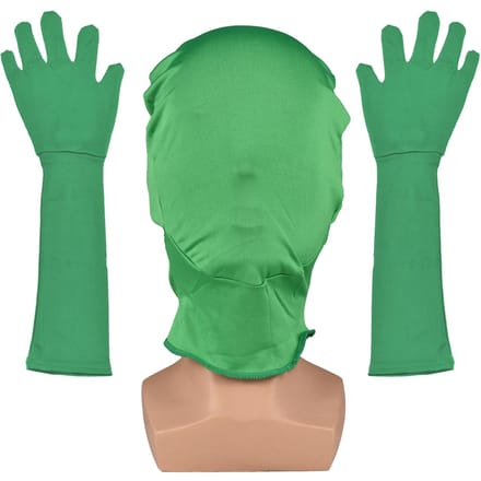 Groene Chroma Key Masker Handschoenen Chromakey Kap Handschoen Onzichtbare Effecten Achtergrond Chroma Keying Groen groen