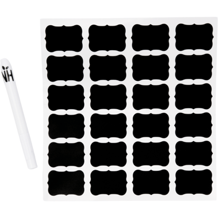Natural Heroes - Krijt Labels (Set) Vorm 1 (incl. stift)