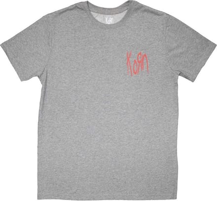 Korn - Mini Red Logo Heren T-shirt - XL - Grijs