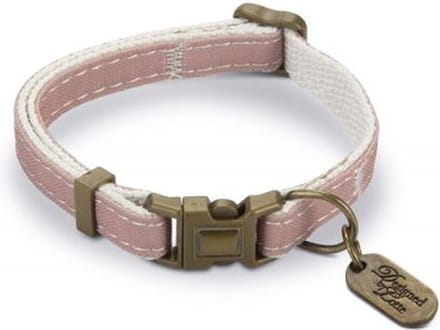 Designed by Lotte Virante - Kattenhalsband - Lichtroze - 30 x 1 x 0,2 cm