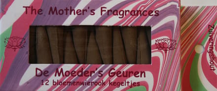 Wierook Zuiveringshout | 12 Bloemenwierook Kegeltjes