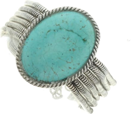 Behave - armband met turquoise steen - boho stijl voor zomerlooks