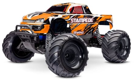 Traxxas Stampede 2WD Brushed incl battery & USB-C charger oranje