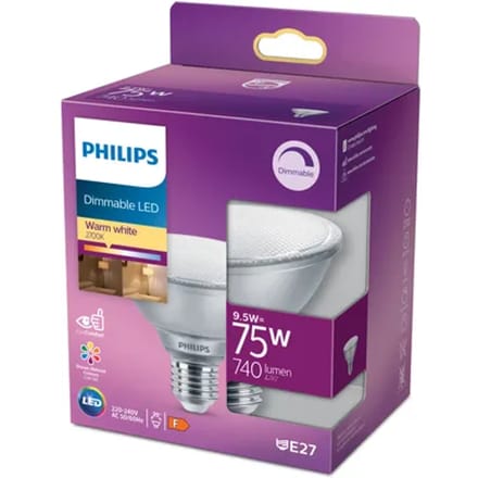 Philips Ledspot Reflector Classic - Dimbaar - Warm Wit - E27 - 10w