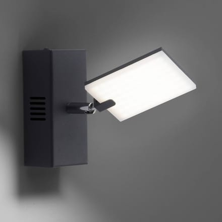 PURE Mira LED wandlamp met remote, CCT, zwart