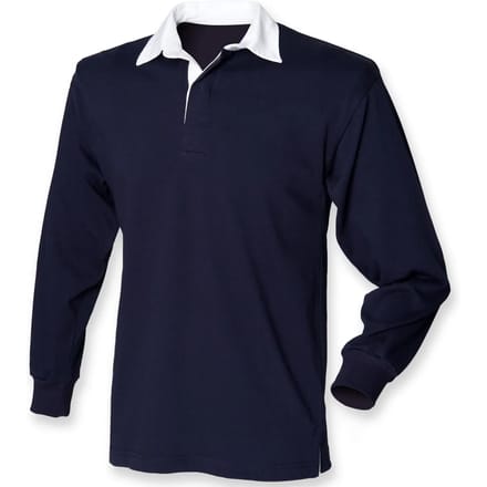 T-shirt rugby met lange mouwen kind Front Row