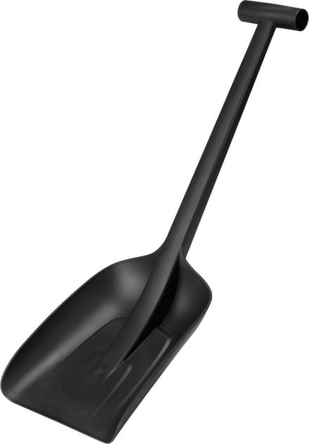 Fiskars Solid™ Sneeuwschep - Sneeuwschep Metaal - 63 cm - Sneeuwschep Auto - Sneeuwschuiver - Compact - Zwart