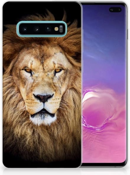 Samsung Galaxy S10 Plus TPU Hoesje Leeuw