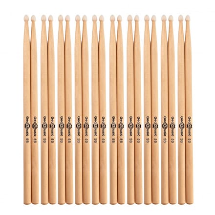5B Drumstokken, Nylon Tip, 10 Paar