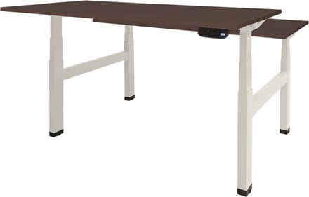 Zit Sta Bureau - Duo Elektrisch 180x80 logan -wit frame