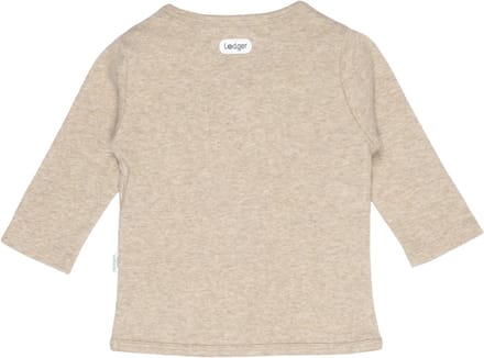 Lodger Overslag Shirt - Maat 50 - Melange Beige
