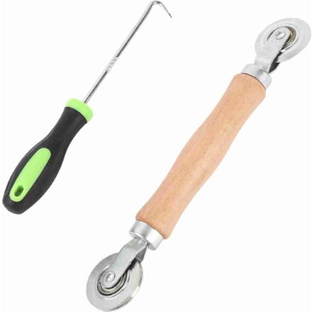 3mm Schermrollergereedschap Schermraam Splineroller Dubbelkoppige Rollers beige