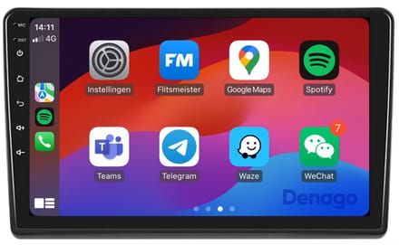 CarPlay autoradio geschikt voor Peugeot Boxer (2011 t/m 2020) | 9 inch | Android 16 | Draadloos Apple CarPlay & Android Auto | 2GB + 32GB | QuadCore processor | Denago DNG-A148 | 2025 model | 2011 2012 2013 2014 2015 2016 2017 2018 2019 2020 | Blueto