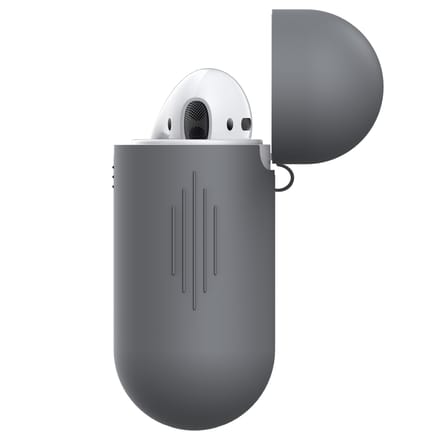 KeyBudz Elevate Protective Silicone Case voor de Apple AirPods 1 / 2 - Earl Grey