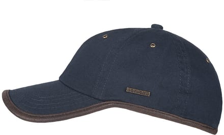 Hatland - UV pet voor heren - Warth - Marineblauw - maat Onesize