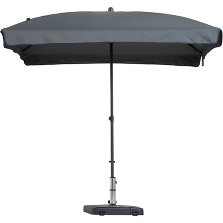 Parasol Rechthoek Grijs 210 x 140 cm Patmos Madison