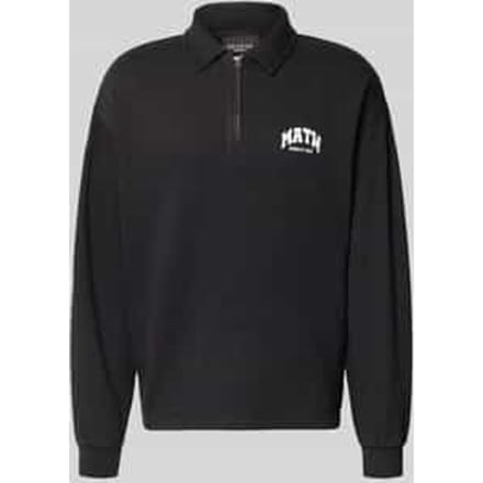 Sweatshirt met labeldetail