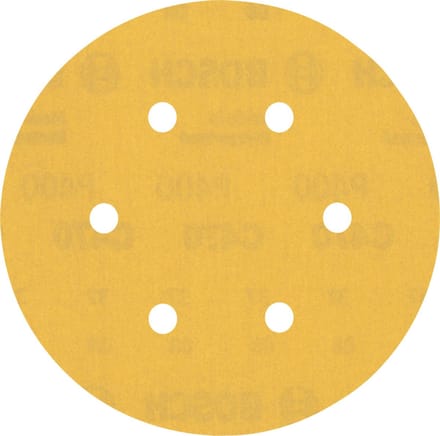 Bosch Accessories EXPERT C470 2608900821 Excenterschuurpapier Geperforeerd Korrelgrootte (num) 400 (Ø) 150 mm 5 stuk(s)
