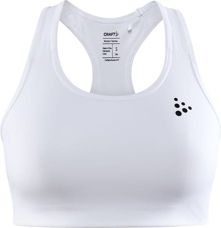 CRAFT TRAINING BRA PADDED W Dames Sportbeha - Wit