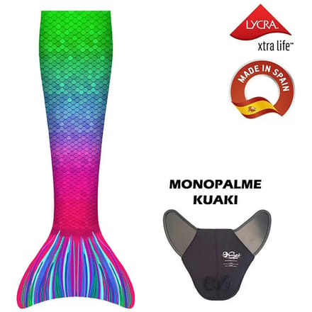 Zeemeermin kostuum met monoval Kuaki Mermaids