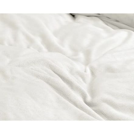 Sleeptime Velvet Touch - Dekbedovertrek - Eenpersoons - 140x200/220 + 1 kussensloop 60x70 - Wit