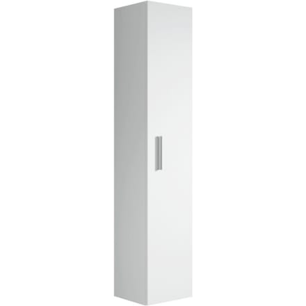 Badplaats Badkamerkast Pluto 30 x 30 x 150 cm – Wit Mat – Hangende Kolomkast Hoog met 1 Deur