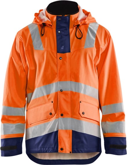 Blaklader Regenjas High Vis LEVEL 2 4302-2003 - High Vis Oranje/Marineblauw - M
