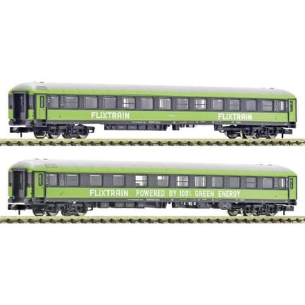 Fleischmann 6260085 N 2-delig Set 1: Personenrijtuig, FlixTrain