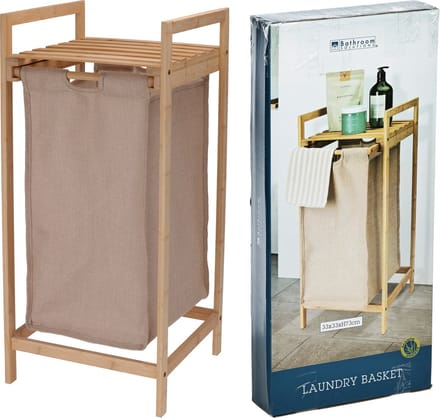 Relaxwonen - Wasmand - Badkamer - Met opberg rek