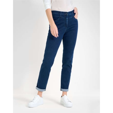 Raphaela by Brax Dames Jeans  Style LAURA NEW DARK BLUE, denim donkerblauw, maat 36