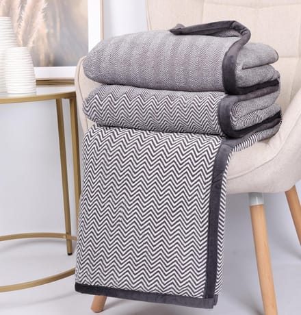 XXL Pluche Plaid - Grote Zachte Sofa Dek van 150x200 cm in Grijs