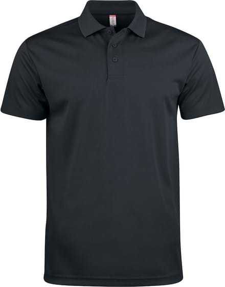 Clique Basic Active Polo 028254 - Zwart - M