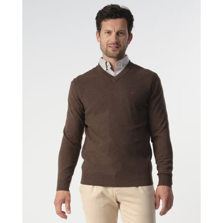Campbell Harvey v-neck sweater