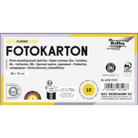 Fotokarton Folia 2-zijdig 50x70cm 300gr nr28 paars