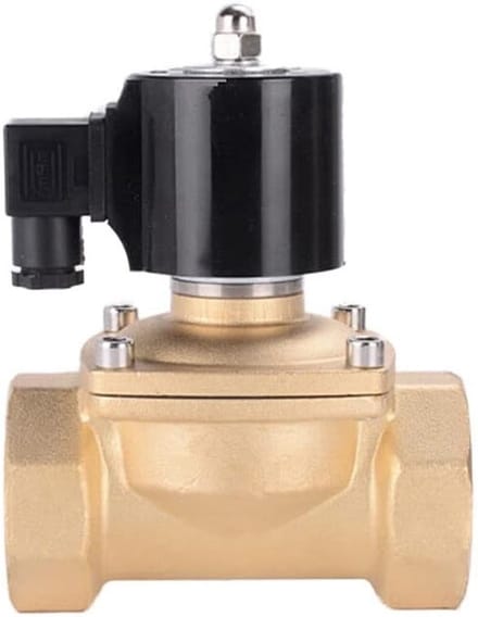 Solenoïde klep DN15 1/2 inch voor AC 220V - Temperatuurregeling van -5 tot 150°C - Messing Kwaliteit