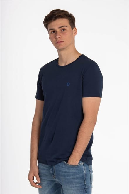 Brooklyn Donkerblauwe B Icon Logo T-shirt  - Maat M