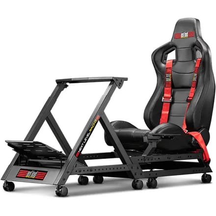 Next Level Racing GT Track Cockpit - Racestoel - Compatibel met Logitech/Thrustmaster/Fanatec