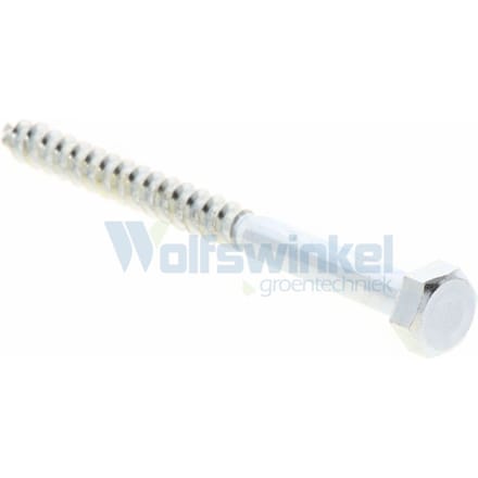 houtdraadbout 7x 90mm verzinkt din 571 (100st)